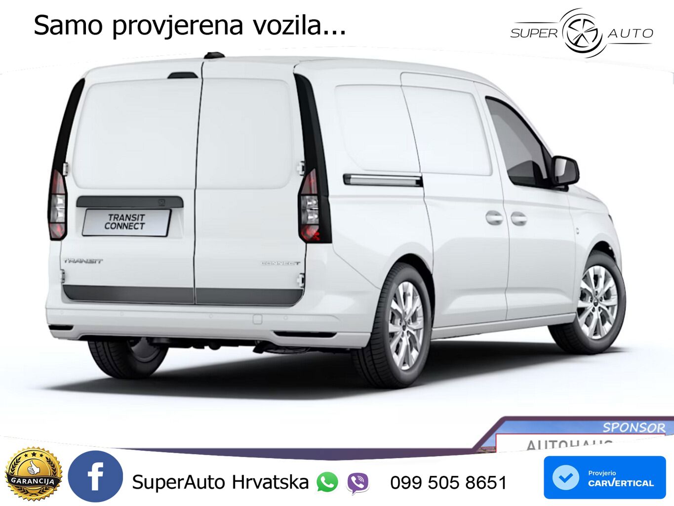 Ford Transit Connect Aut L2 Limited ACC Kam UVP-26%* 122 KS
