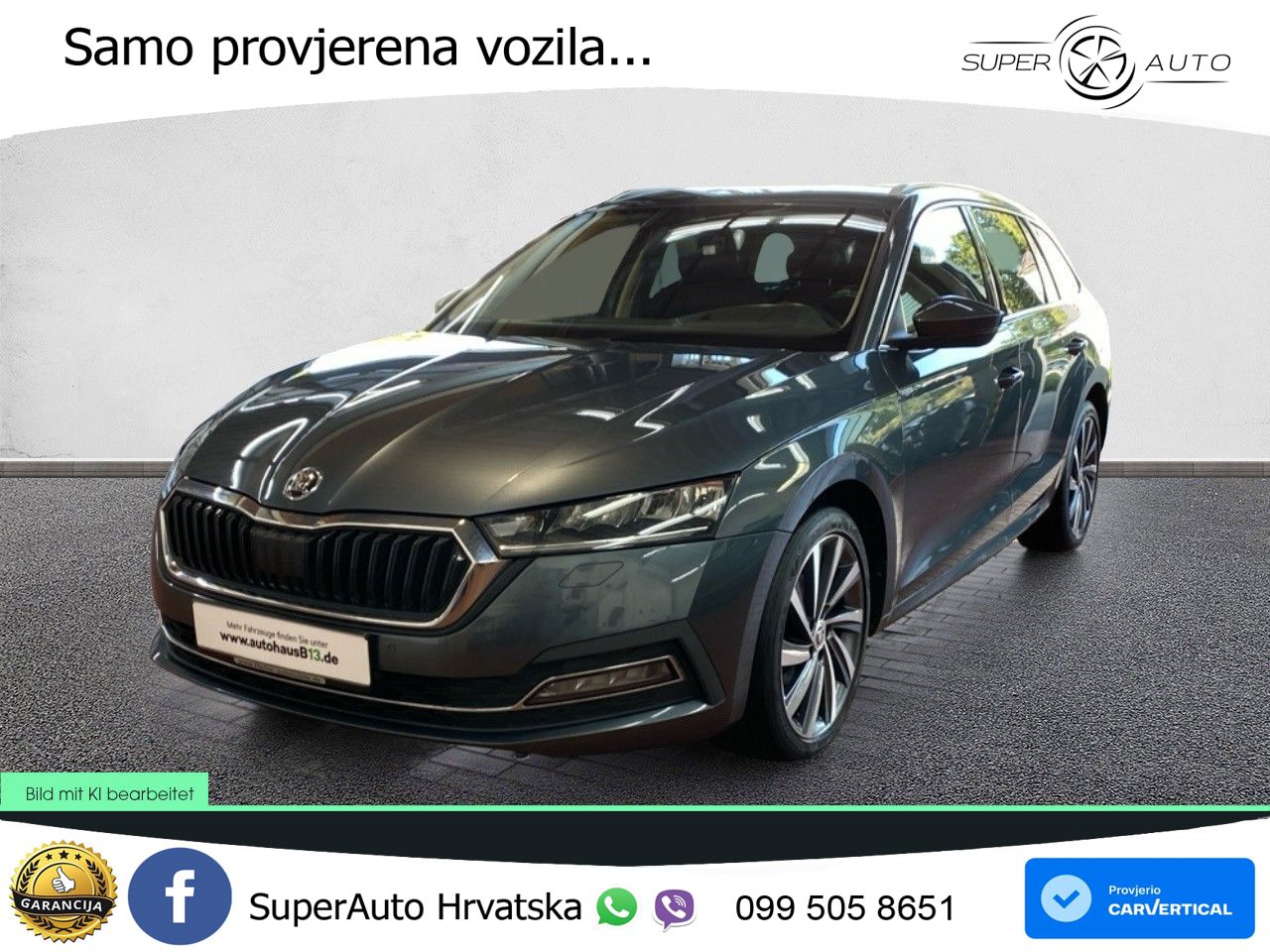 Škoda Octavia Combi 2.0 TDI (150 KS) DSG LED+GR SJED+ACC