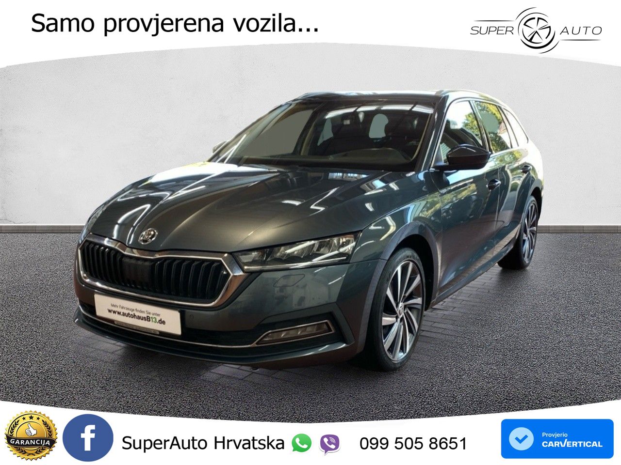 Škoda Octavia Combi 2.0 TDI (150 KS) DSG LED+GR SJED+ACC