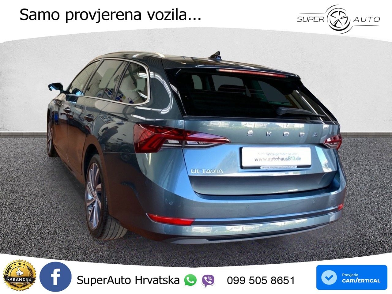 Škoda Octavia Combi 2.0 TDI (150 KS) DSG LED+GR SJED+ACC