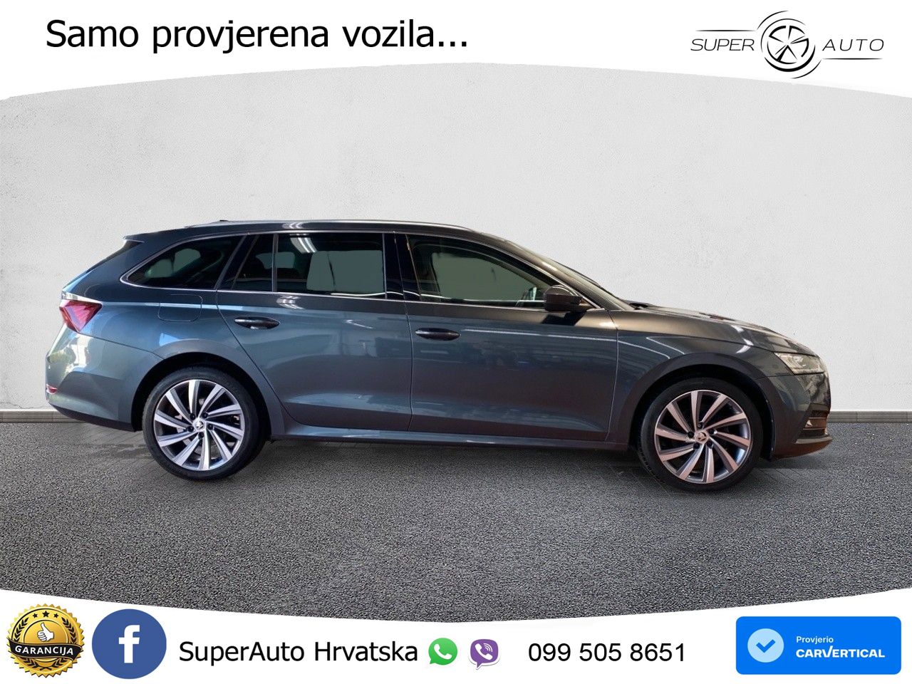 Škoda Octavia Combi 2.0 TDI (150 KS) DSG LED+GR SJED+ACC