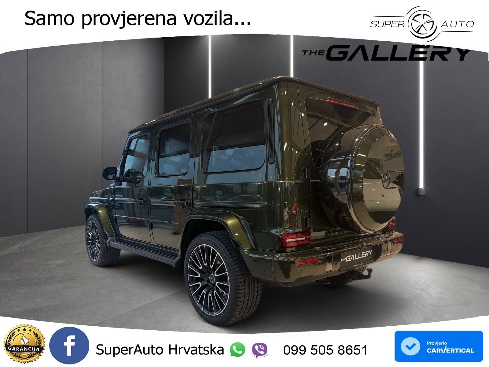 Mercedes G 450d Long (367 KS) 4MATIC 9G-TRONIC AMG LED+GR SJED+ACC