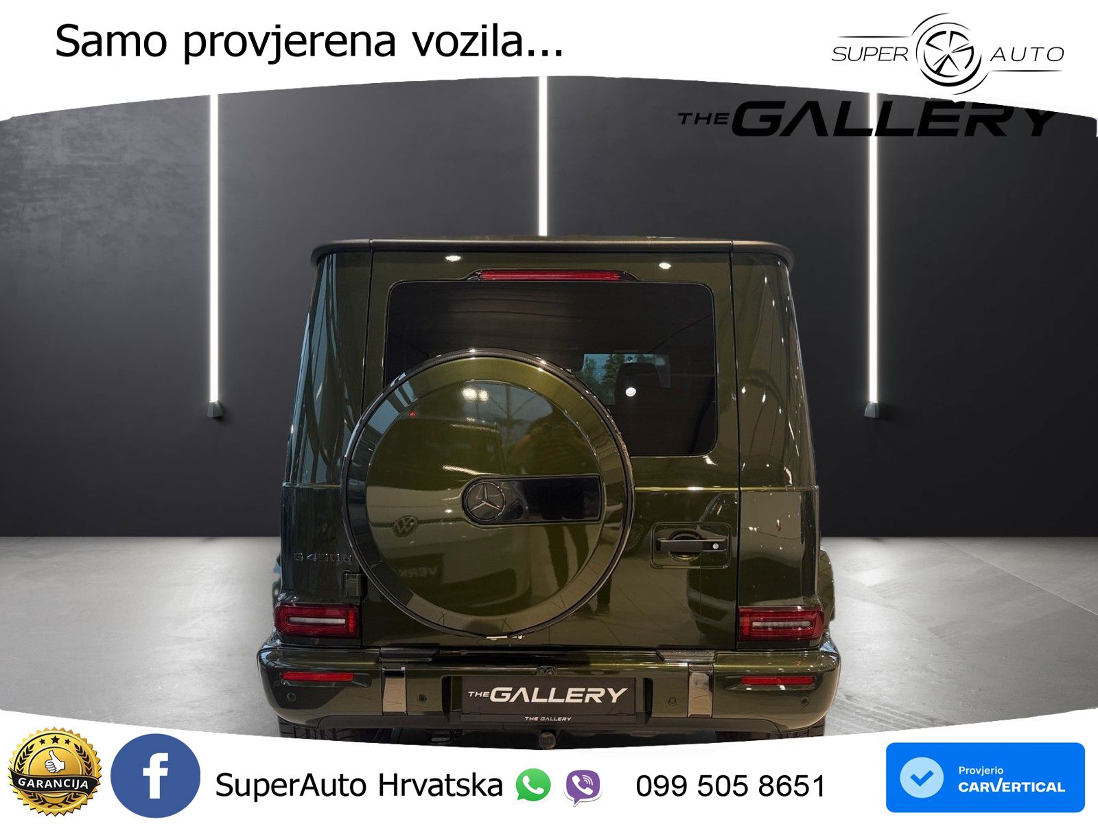 Mercedes G 450d Long (367 KS) 4MATIC 9G-TRONIC AMG LED+GR SJED+ACC