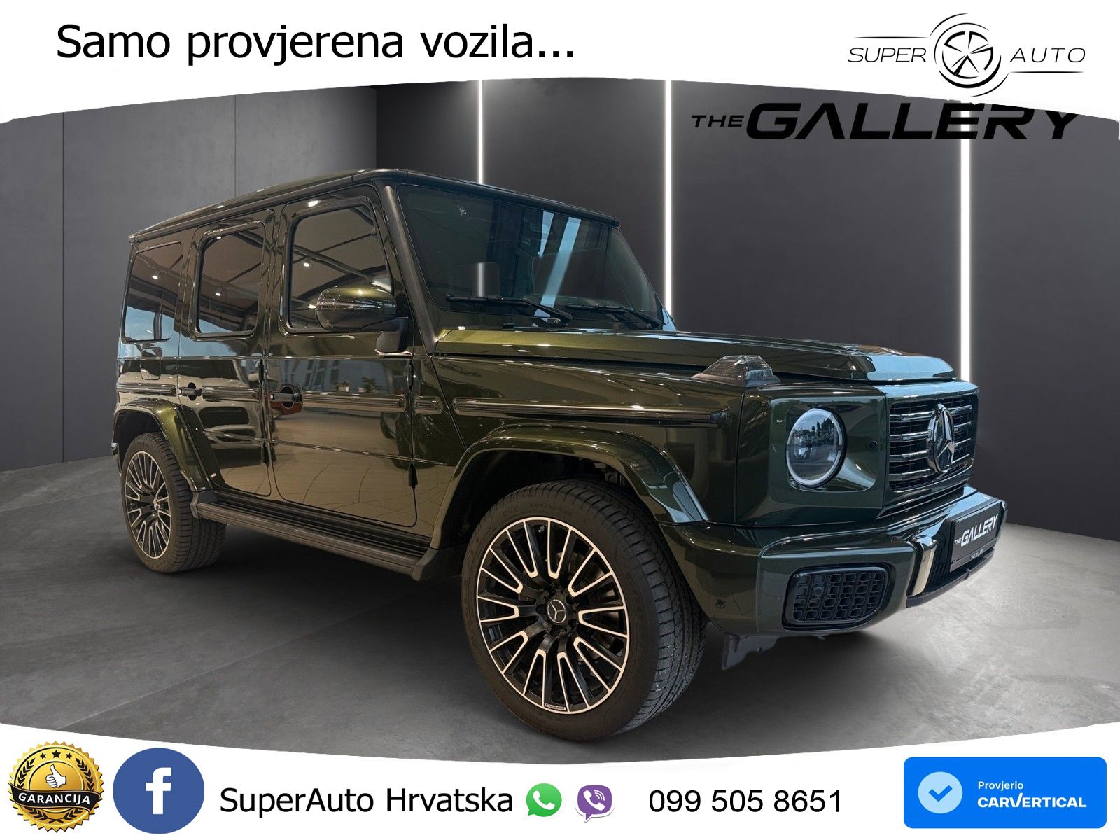 Mercedes G 450d Long (367 KS) 4MATIC 9G-TRONIC AMG LED+GR SJED+ACC
