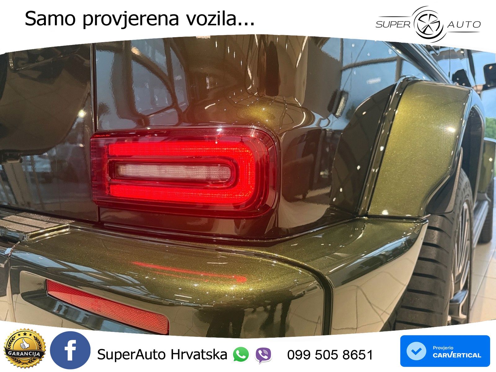 Mercedes G 450d Long (367 KS) 4MATIC 9G-TRONIC AMG LED+GR SJED+ACC