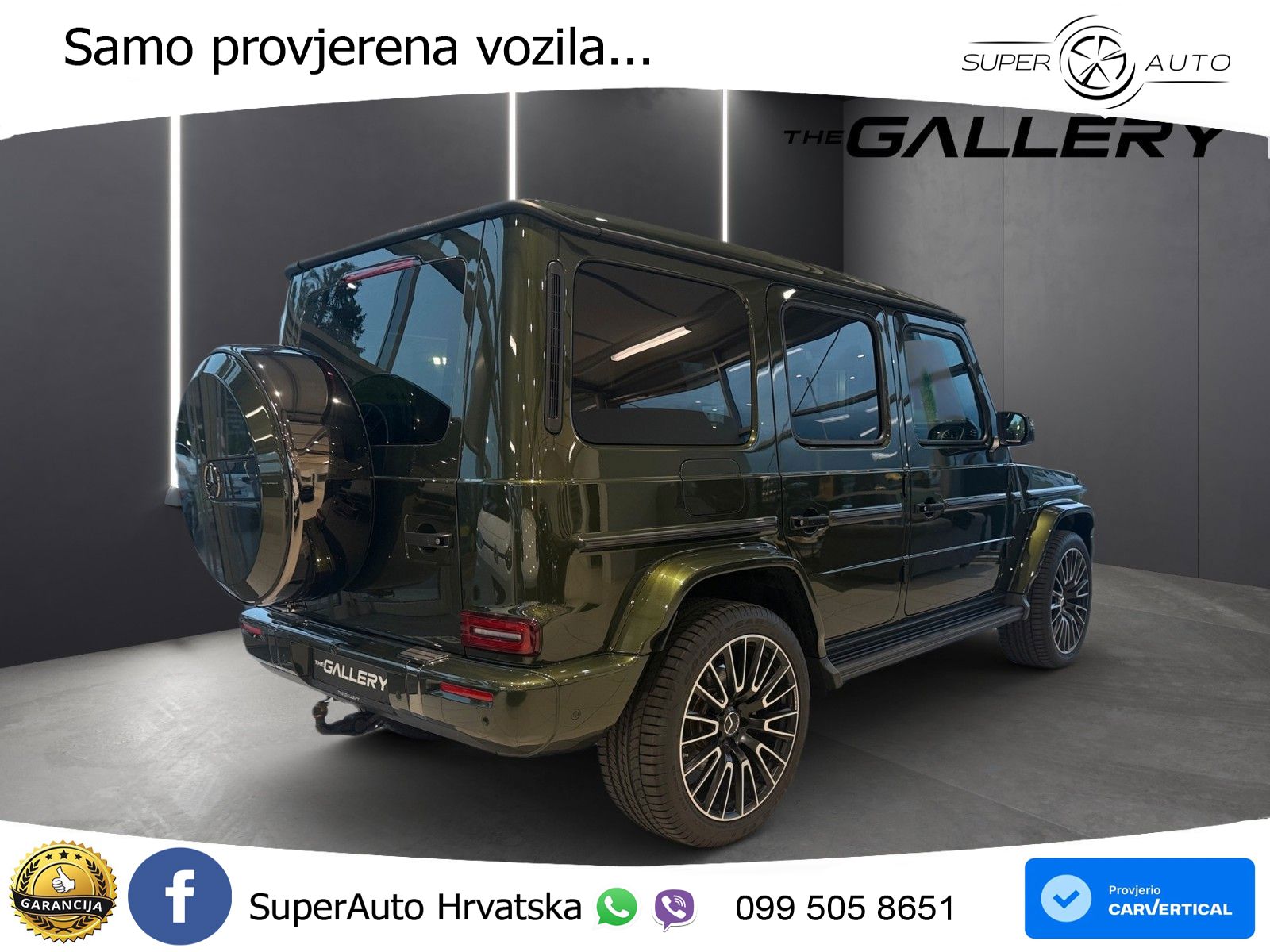 Mercedes G 450d Long (367 KS) 4MATIC 9G-TRONIC AMG LED+GR SJED+ACC