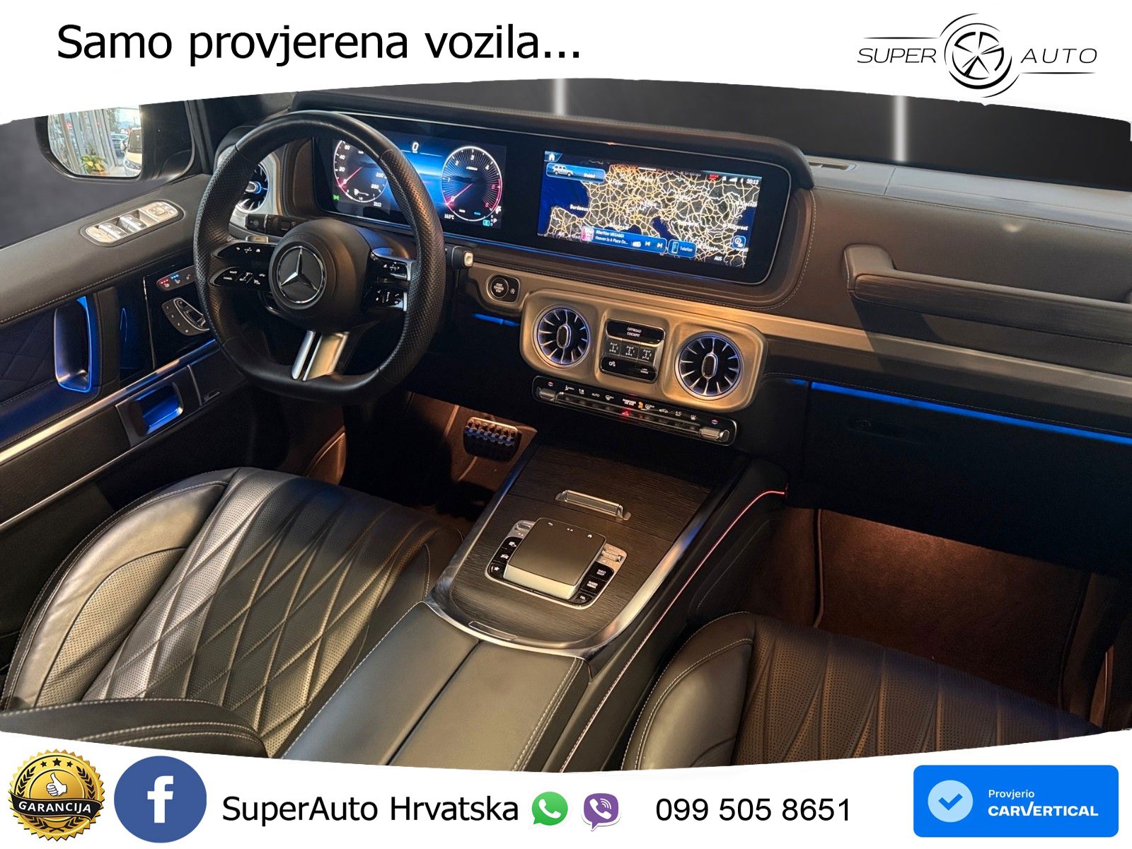 Mercedes G 450d Long (367 KS) 4MATIC 9G-TRONIC AMG LED+GR SJED+ACC