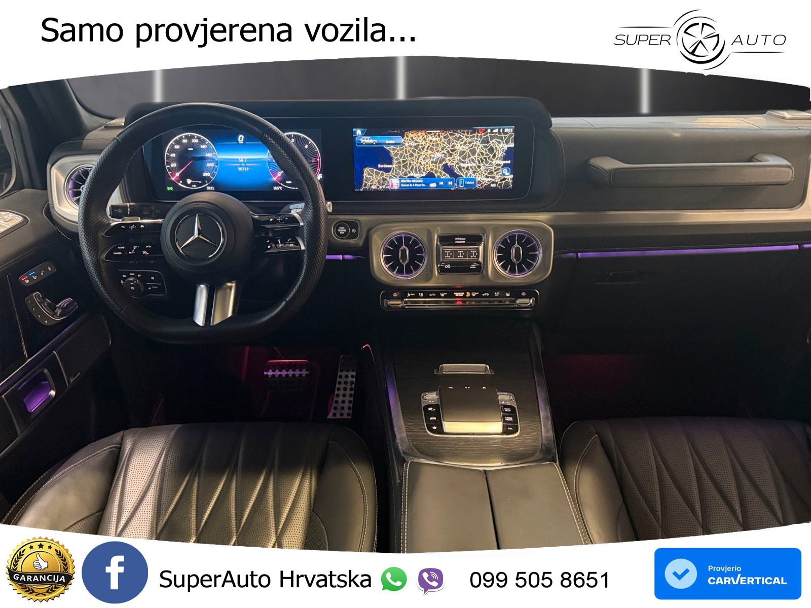 Mercedes G 450d Long (367 KS) 4MATIC 9G-TRONIC AMG LED+GR SJED+ACC