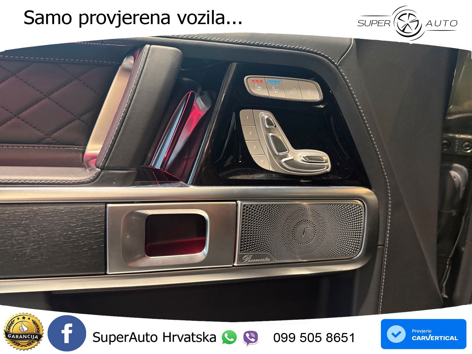 Mercedes G 450d Long (367 KS) 4MATIC 9G-TRONIC AMG LED+GR SJED+ACC