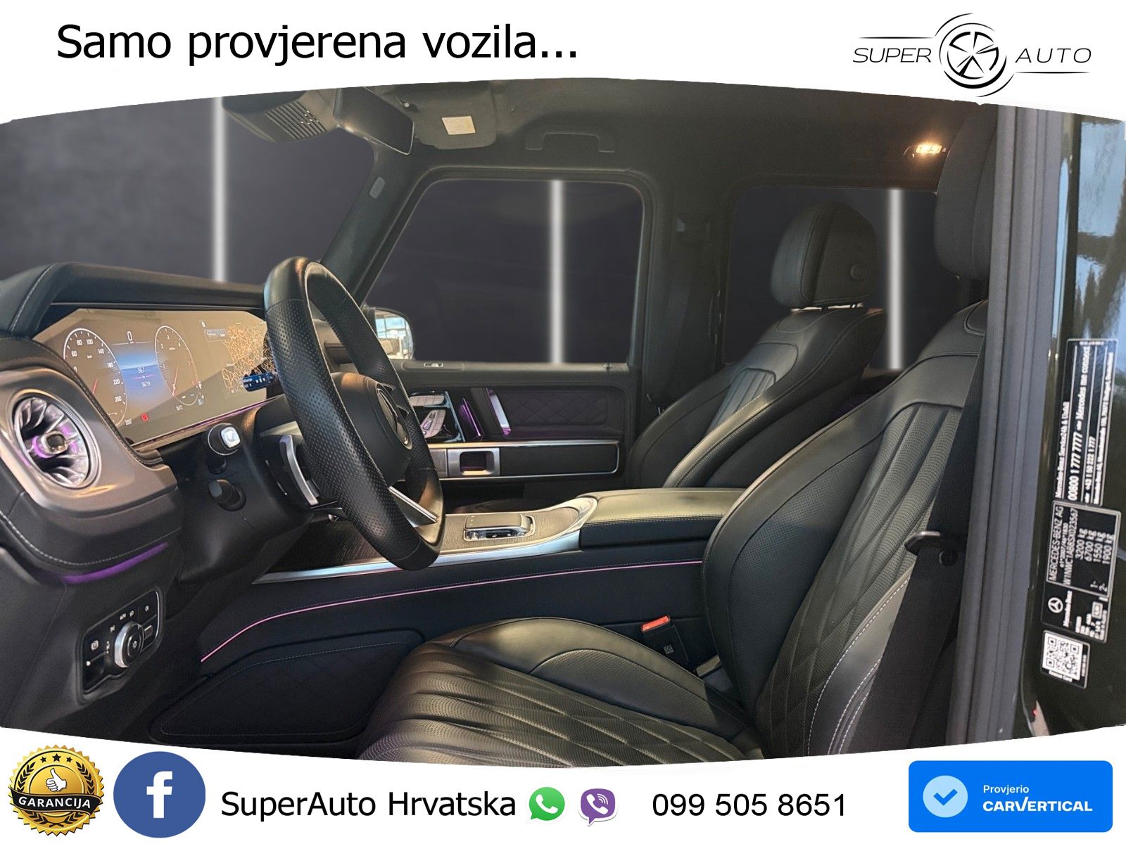 Mercedes G 450d Long (367 KS) 4MATIC 9G-TRONIC AMG LED+GR SJED+ACC