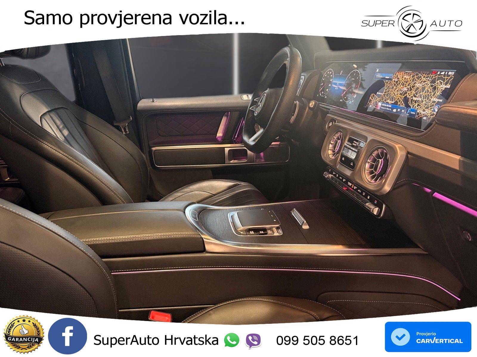 Mercedes G 450d Long (367 KS) 4MATIC 9G-TRONIC AMG LED+GR SJED+ACC