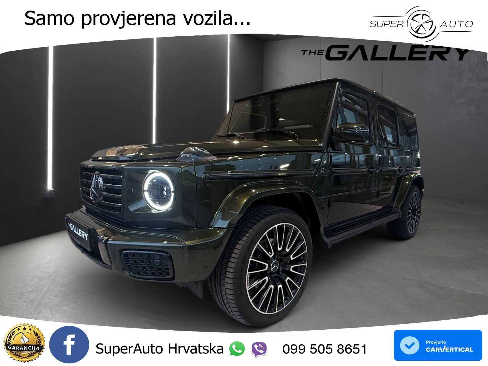 Mercedes G 450d Long (367 KS) 4MATIC 9G-TRONIC AMG LED+GR SJED+ACC