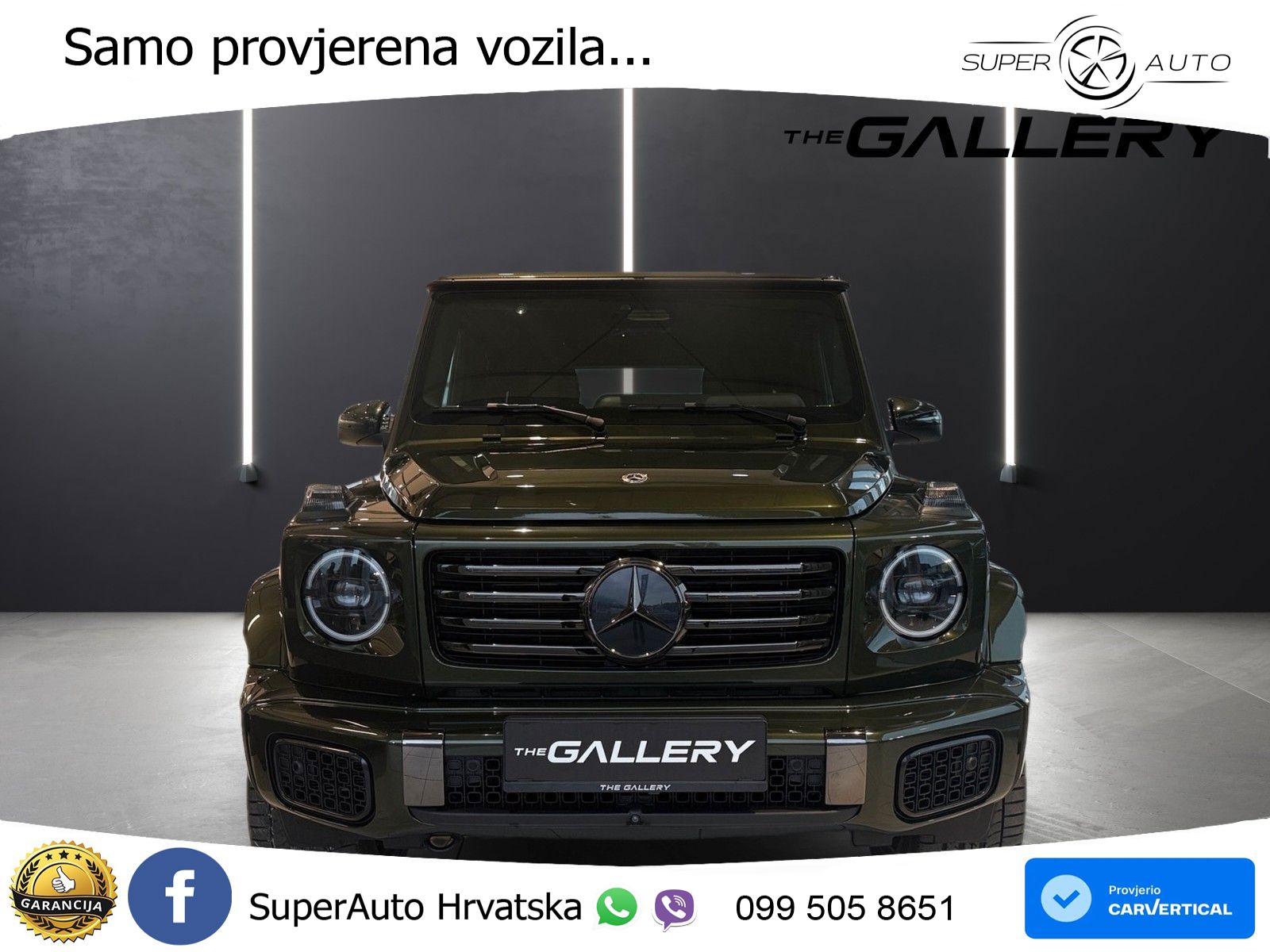 Mercedes G 450d Long (367 KS) 4MATIC 9G-TRONIC AMG LED+GR SJED+ACC