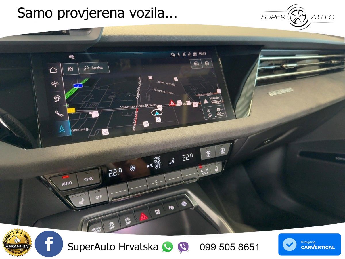 Audi S3 Limuzina 2.0 TFSI (333 KS) quattro S tronic MATRIX+GR SJED+KAM