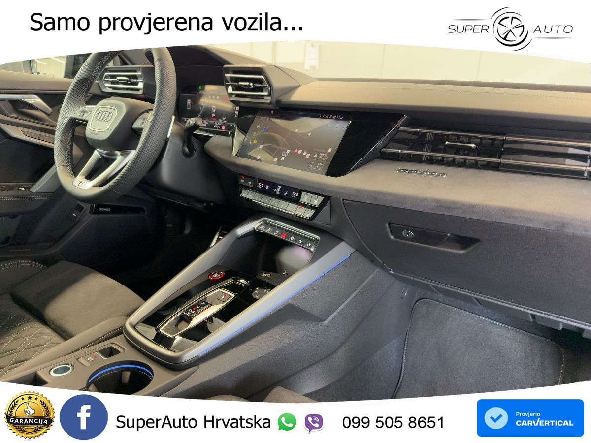 Audi S3 Limuzina 2.0 TFSI (333 KS) quattro S tronic MATRIX+GR SJED+KAM