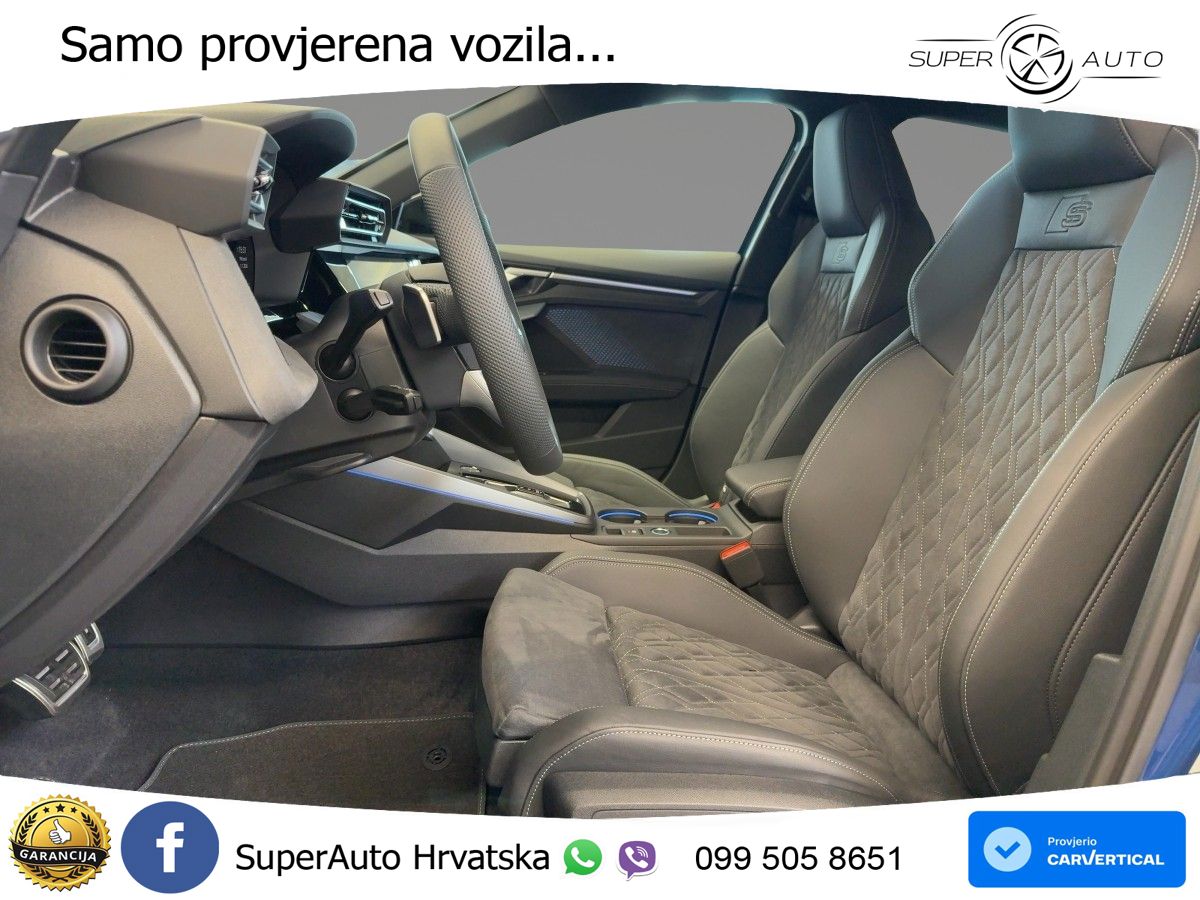 Audi S3 Limuzina 2.0 TFSI (333 KS) quattro S tronic MATRIX+GR SJED+KAM