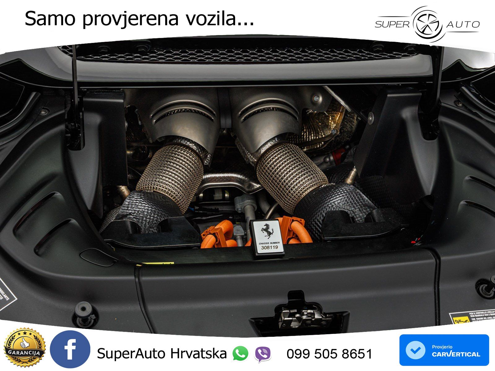 Ferrari 296 GTS 3.0 V6 (830 KS) F1 DCT LED+GR SJED+ACC