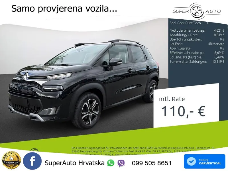 Citroen C3 Aircross 1.2 PureTech (110 KS)