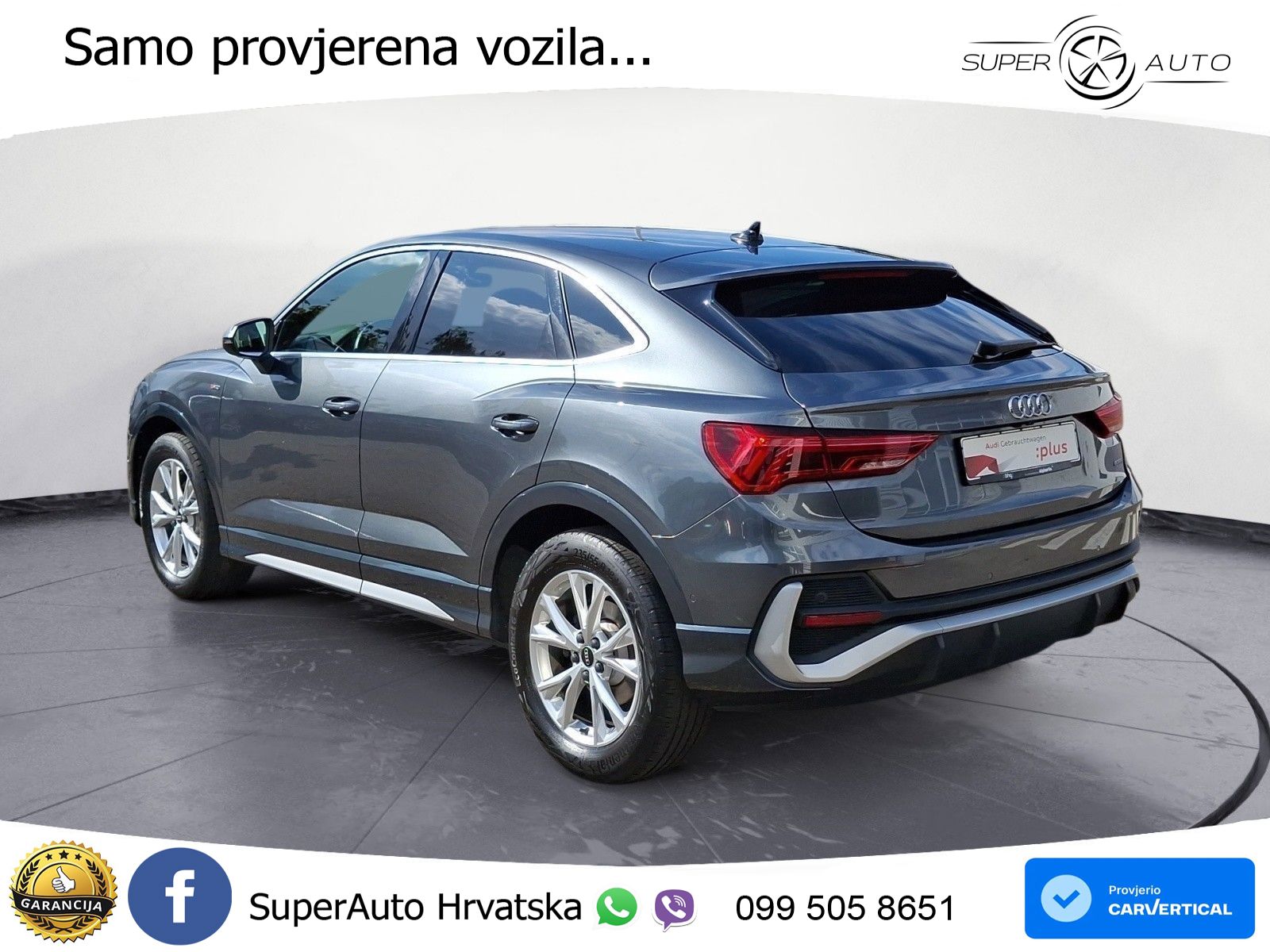 Audi Q3 Sportback 35 TDI (150 KS) quattro S tronic S line LED+GR SJED+ACC