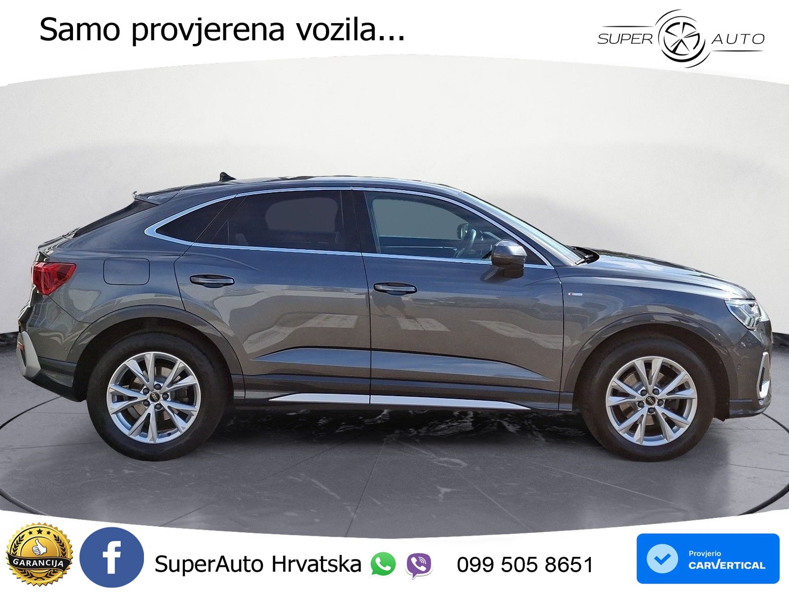 Audi Q3 Sportback 35 TDI (150 KS) quattro S tronic S line LED+GR SJED+ACC