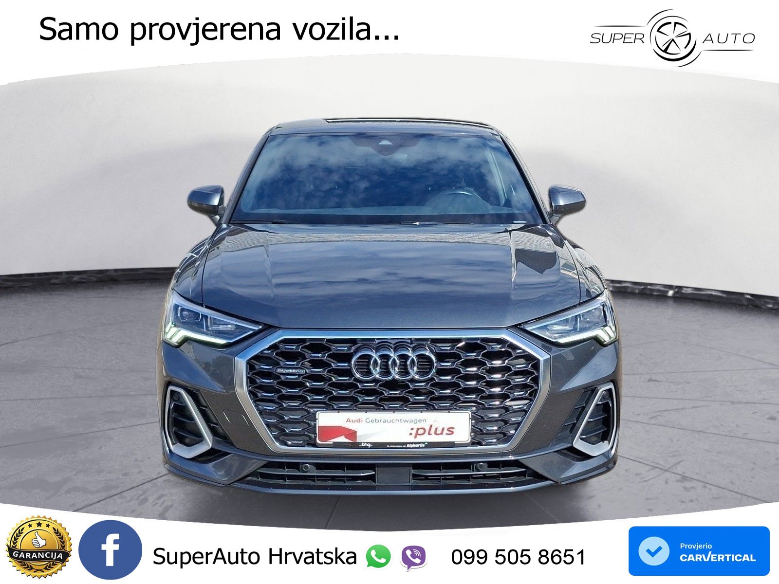 Audi Q3 Sportback 35 TDI (150 KS) quattro S tronic S line LED+GR SJED+ACC