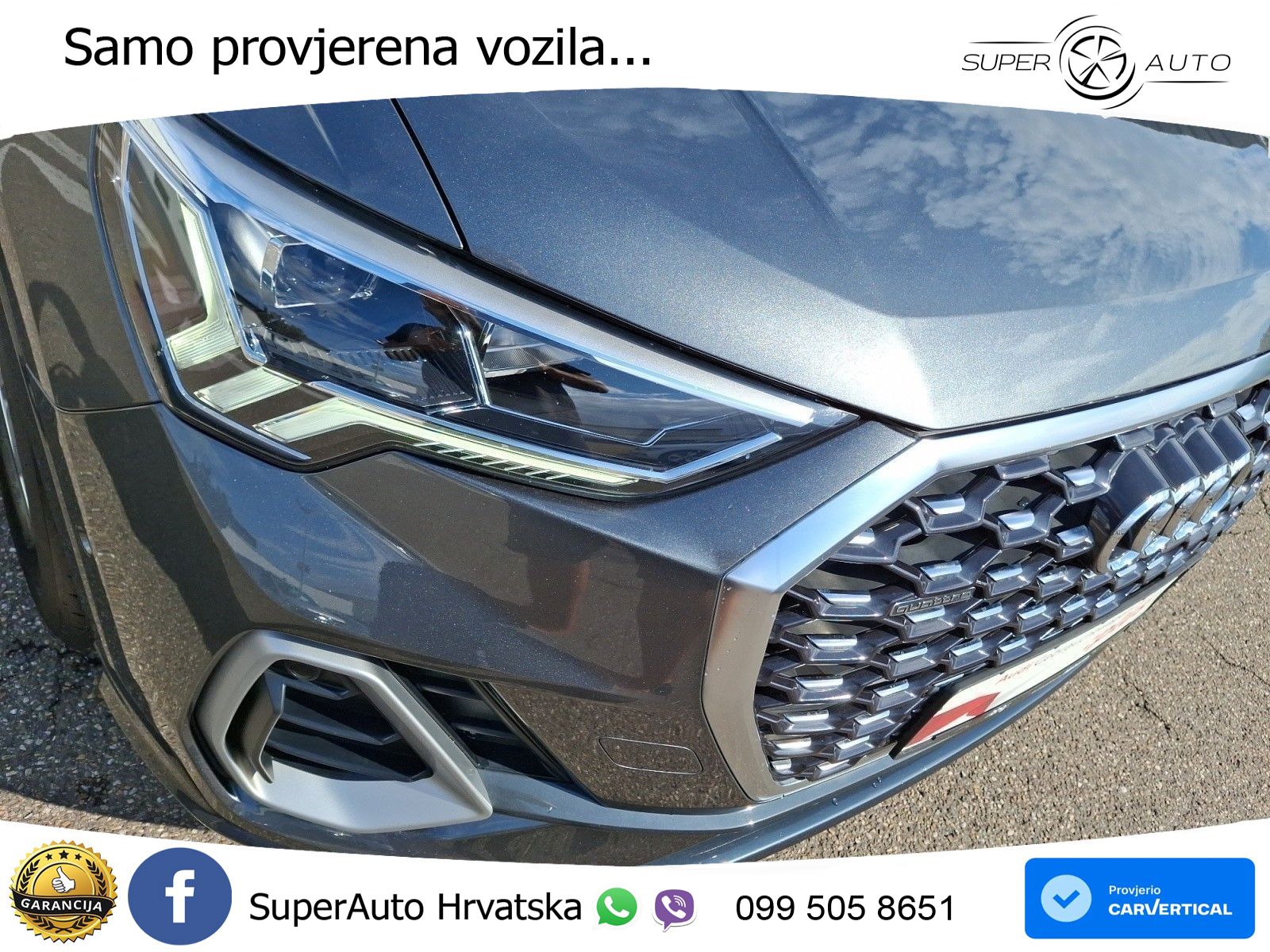 Audi Q3 Sportback 35 TDI (150 KS) quattro S tronic S line LED+GR SJED+ACC