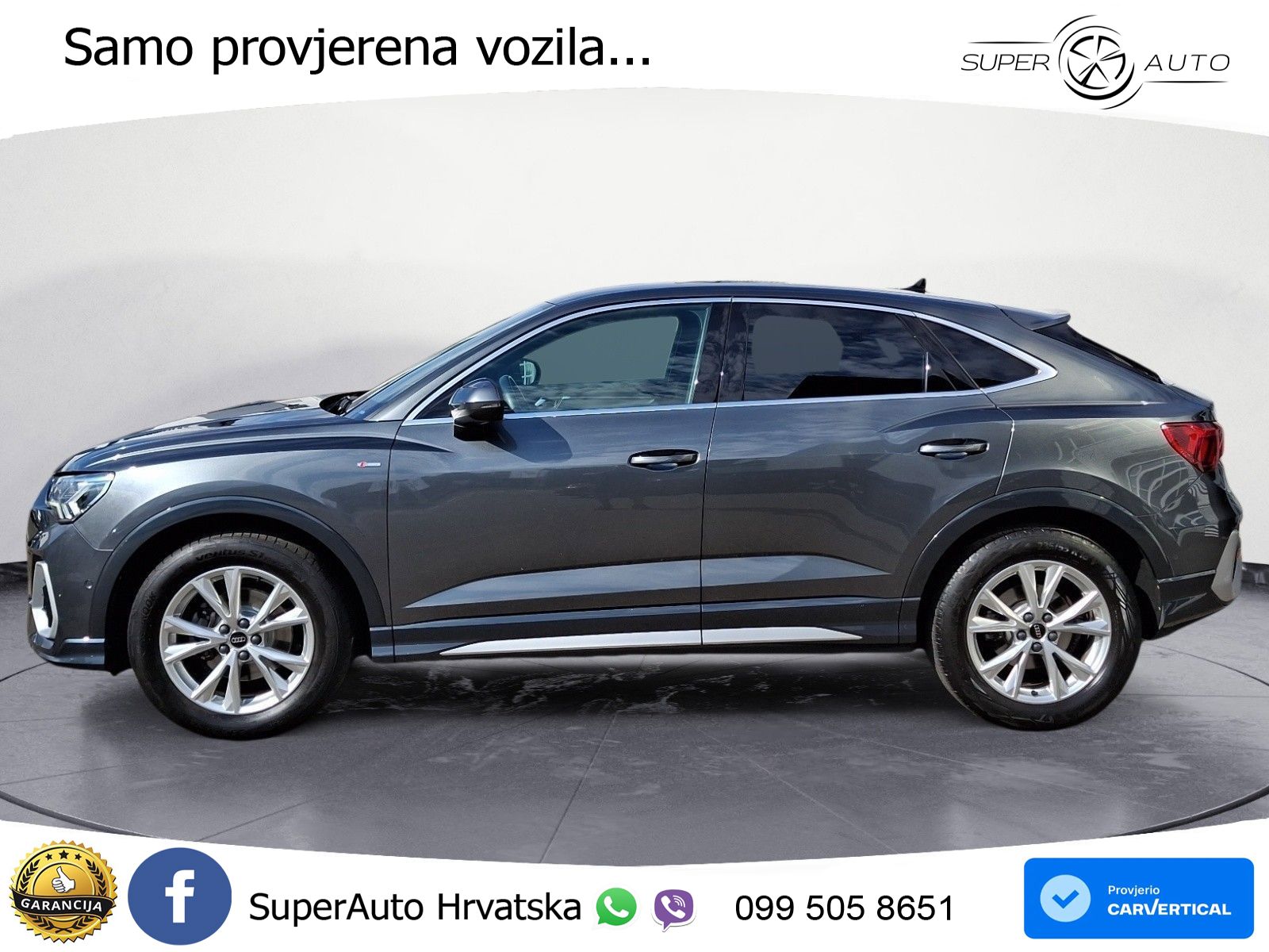 Audi Q3 Sportback 35 TDI (150 KS) quattro S tronic S line LED+GR SJED+ACC