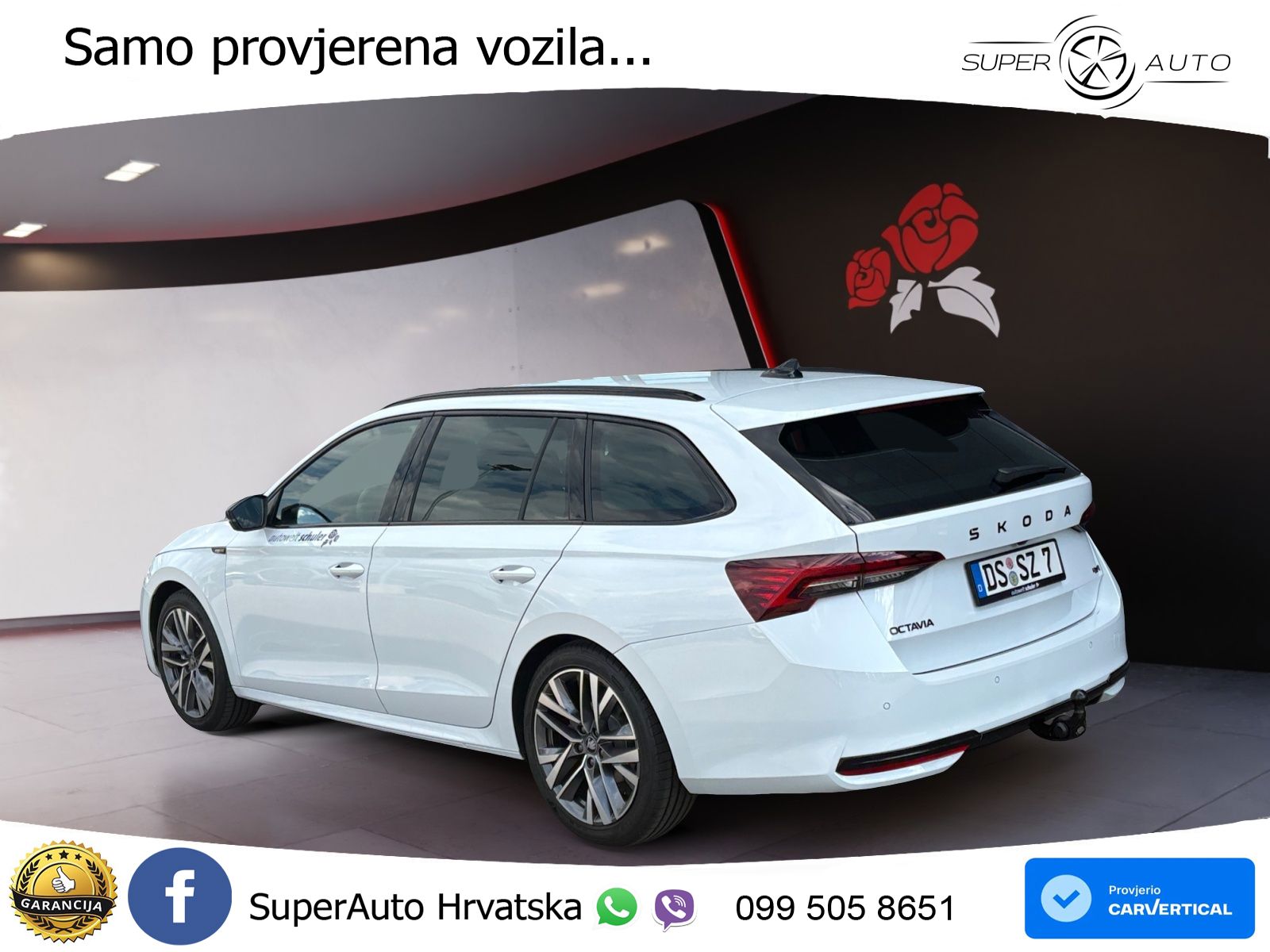 Škoda Octavia Combi 2.0 TSI (204 KS) 4x4 DSG SportLine LED+GR SJED+ACC