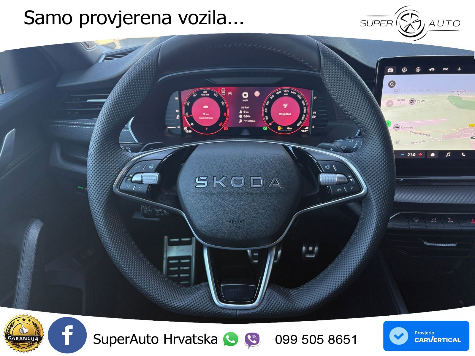 Škoda Octavia Combi 2.0 TSI (204 KS) 4x4 DSG SportLine LED+GR SJED+ACC