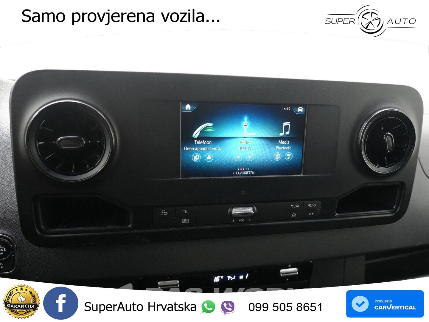 Mercedes-Benz Sprinter 317 CDI Automaat L3H2 3,5t Trekhaak AC/ 170 KS
