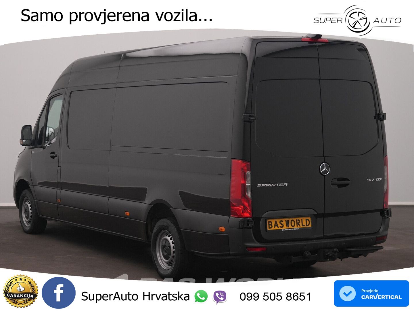 Mercedes-Benz Sprinter 317 CDI Automaat L3H2 3,5t Trekhaak AC/ 170 KS