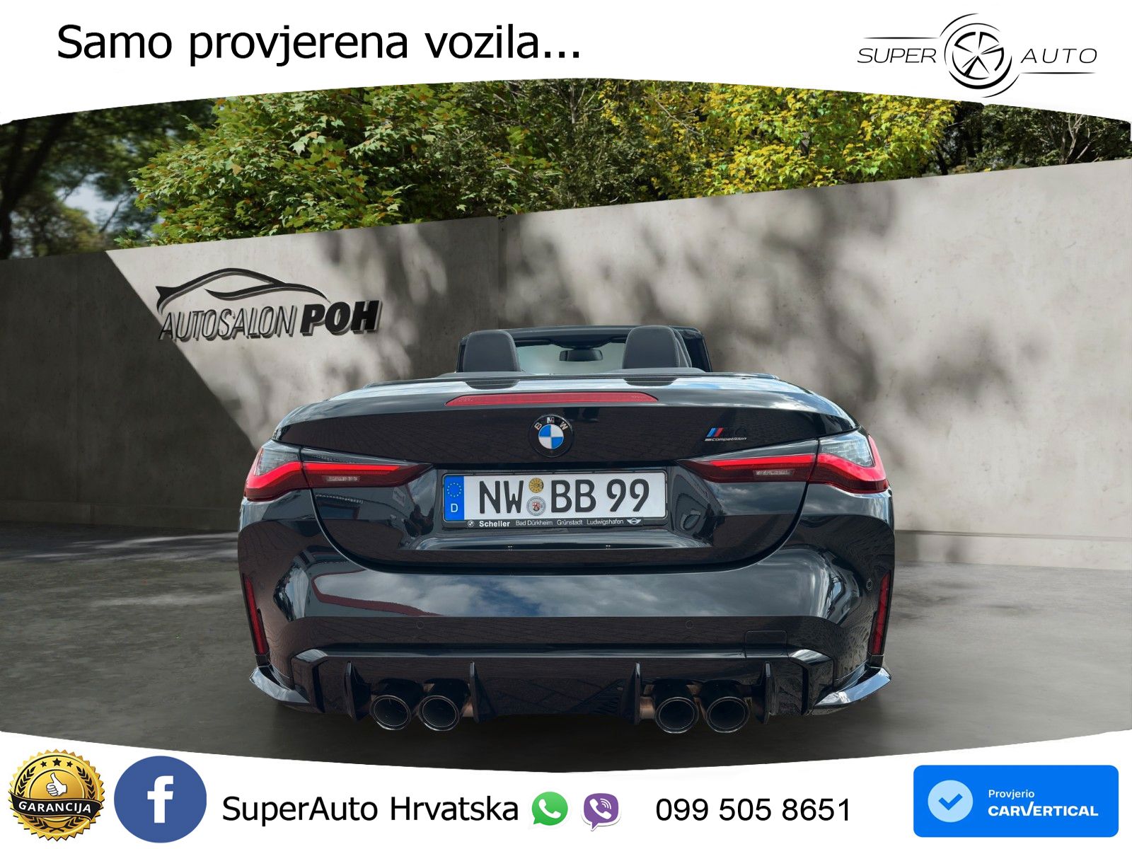 BMW M4 Convertible Competition 3.0 (510 KS) xDrive Steptronic LED+GR SJED+ACC