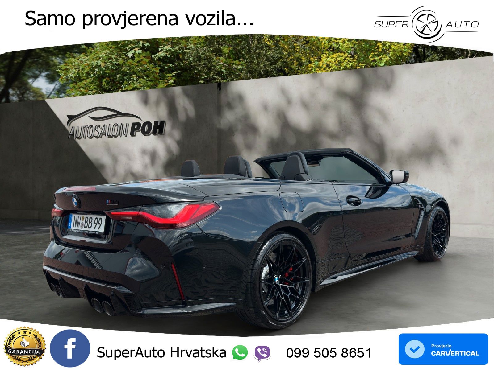 BMW M4 Convertible Competition 3.0 (510 KS) xDrive Steptronic LED+GR SJED+ACC