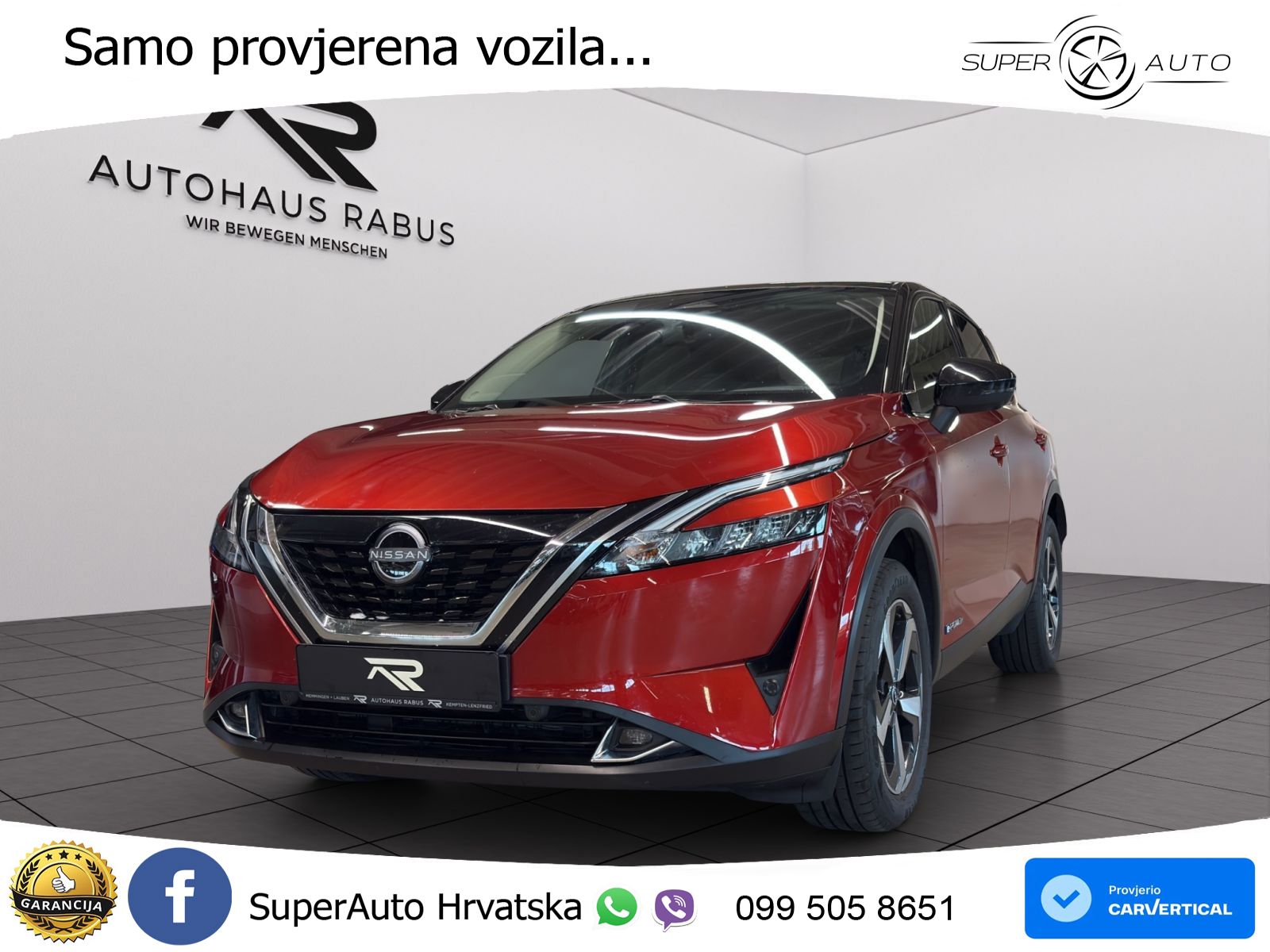 Nissan Qashqai e-POWER 1.5 VC-T (190 KS) Automatic N-Connecta