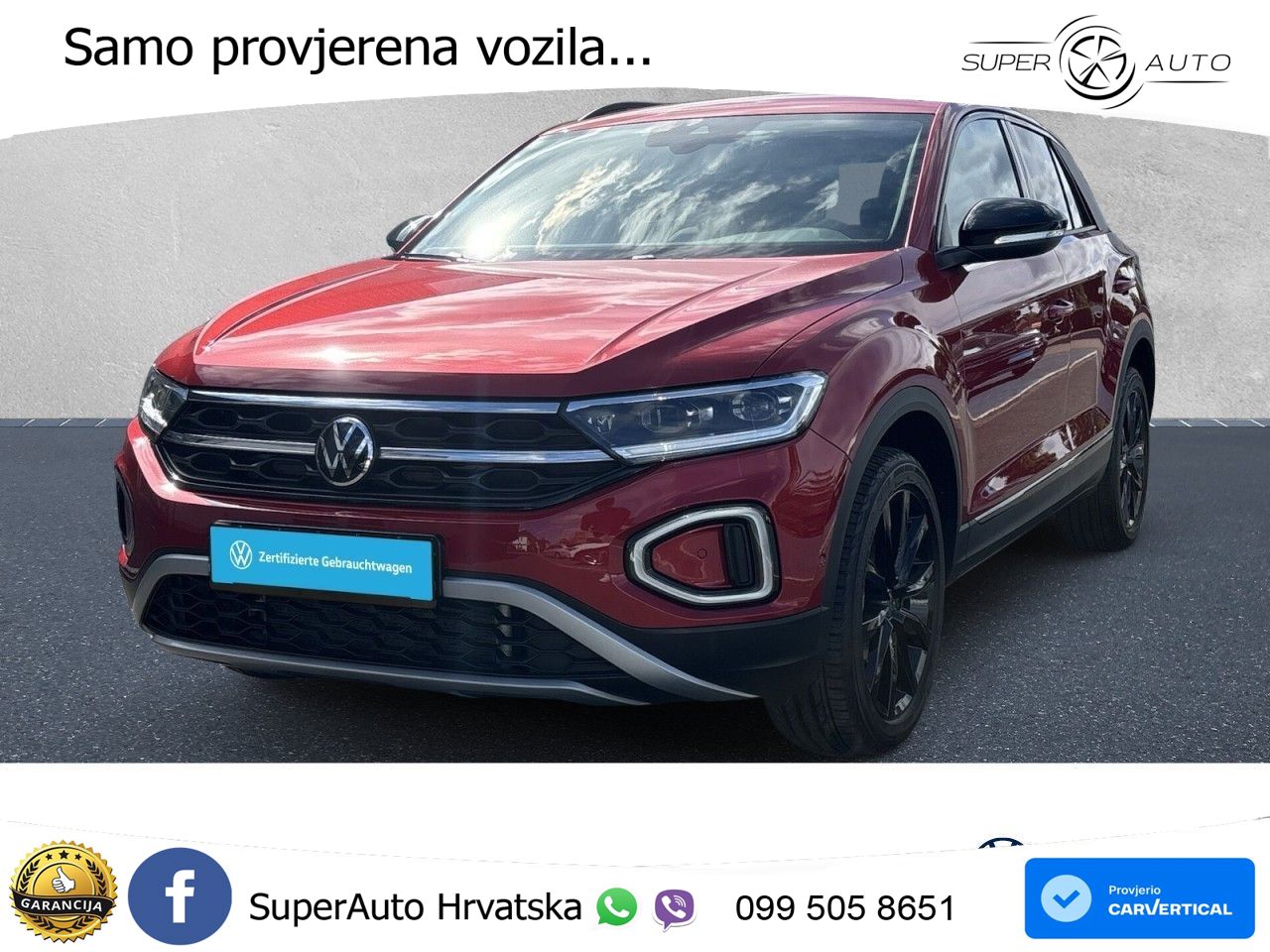 Volkswagen T-Roc 1.5 TSI (150 KS) DSG LED+GR SJED+ACC