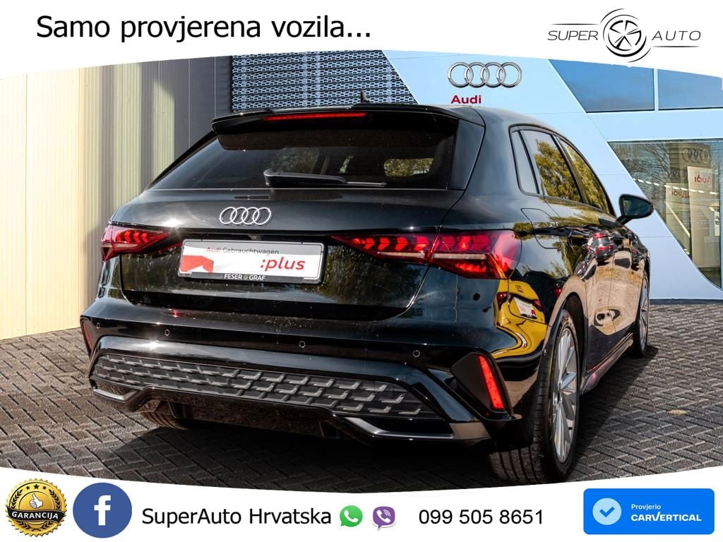 Audi A3 35 TFSI (150 KS) S tronic S line LED+GR SJED+ACC