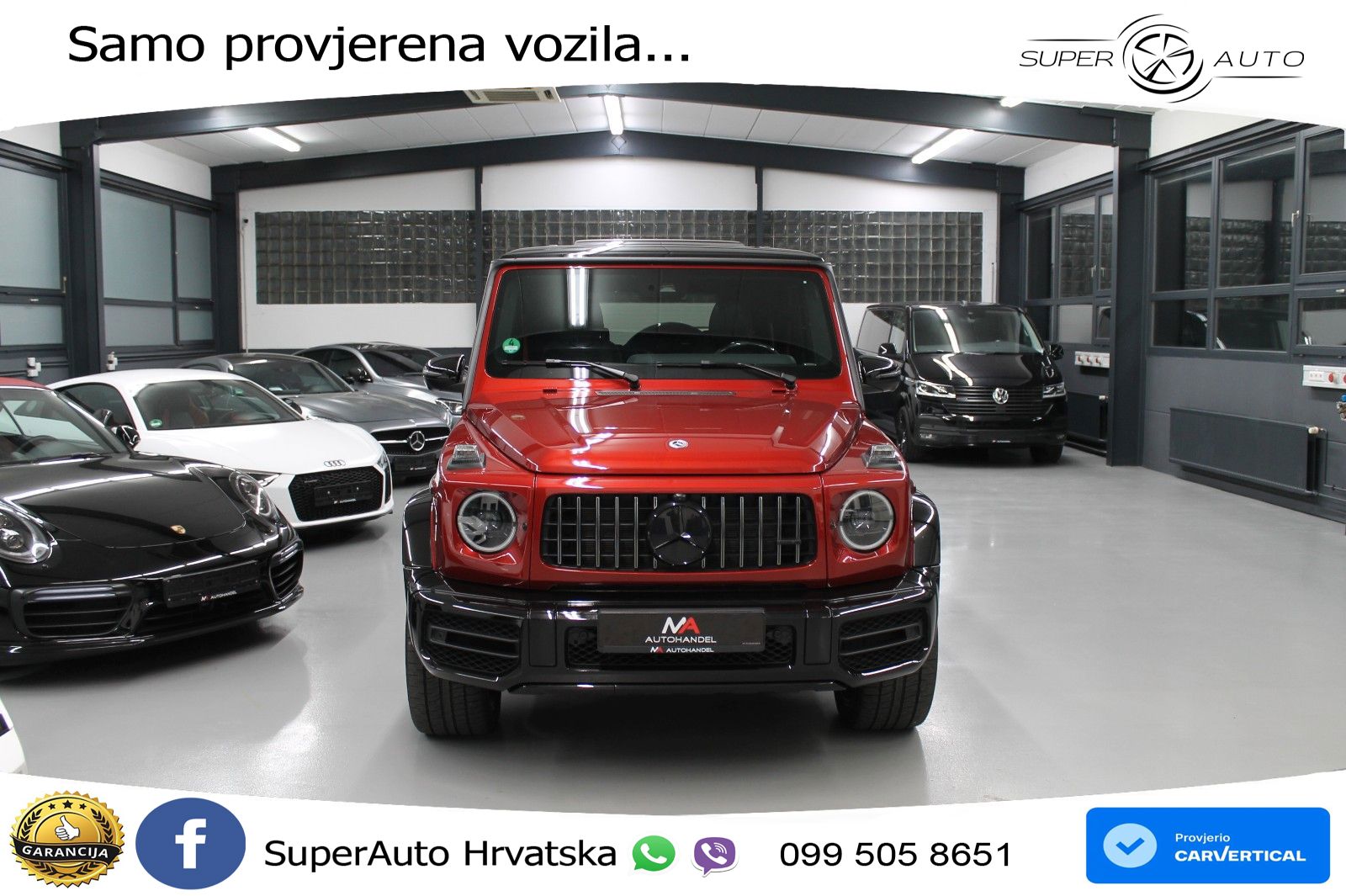 Mercedes AMG G 63 Long V8 (585 KS) 4MATIC 9G-TRONIC AMG SPEEDSHIFT TCT Manufaktur LED+GR SJED+ACC