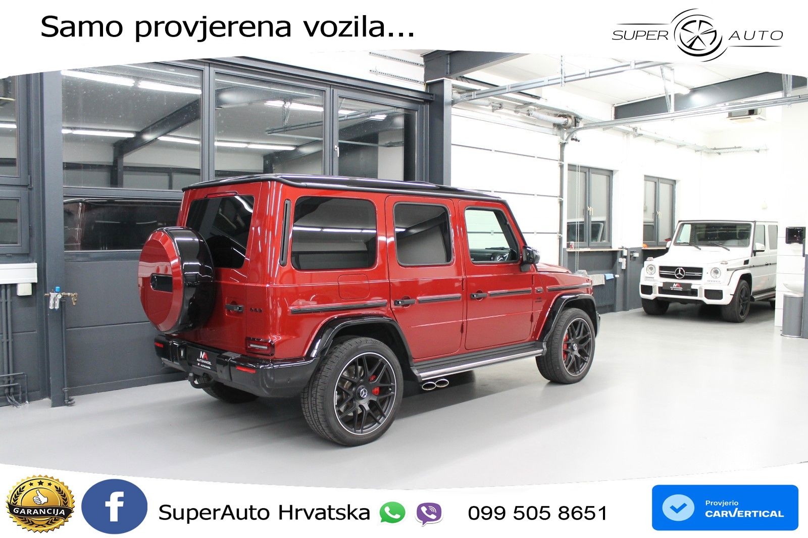 Mercedes AMG G 63 Long V8 (585 KS) 4MATIC 9G-TRONIC AMG SPEEDSHIFT TCT Manufaktur LED+GR SJED+ACC