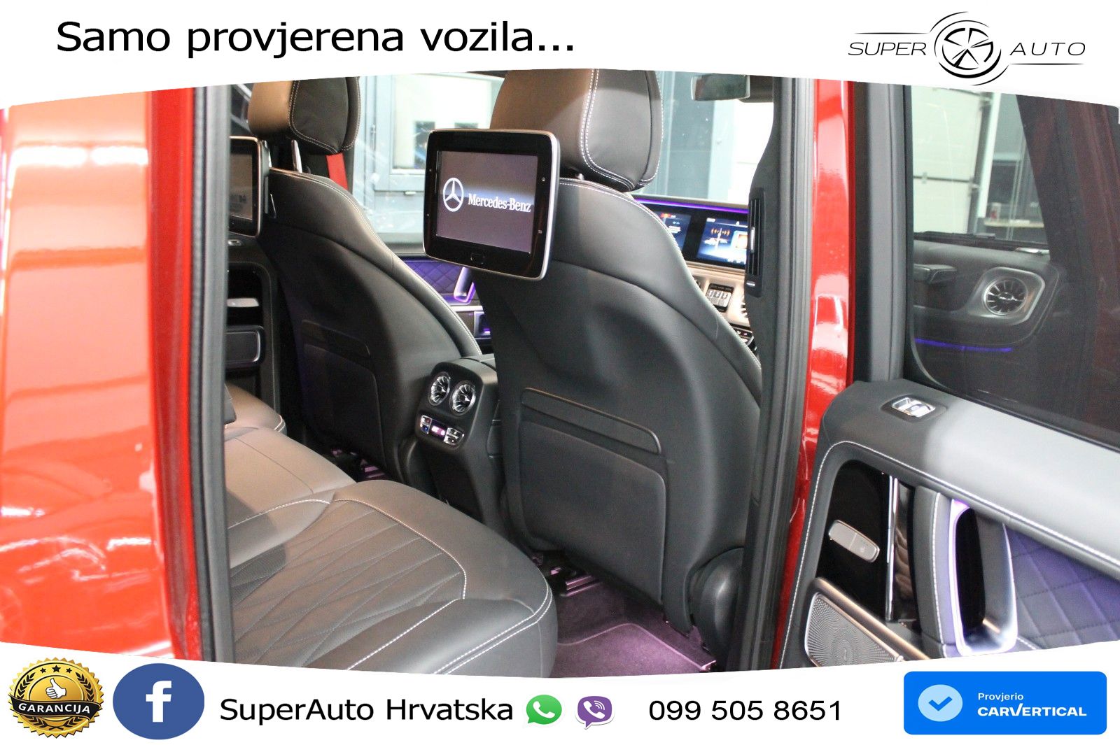 Mercedes AMG G 63 Long V8 (585 KS) 4MATIC 9G-TRONIC AMG SPEEDSHIFT TCT Manufaktur LED+GR SJED+ACC
