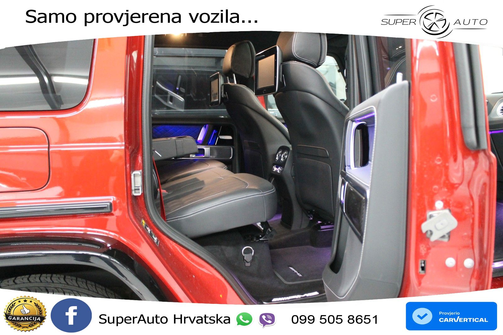 Mercedes AMG G 63 Long V8 (585 KS) 4MATIC 9G-TRONIC AMG SPEEDSHIFT TCT Manufaktur LED+GR SJED+ACC