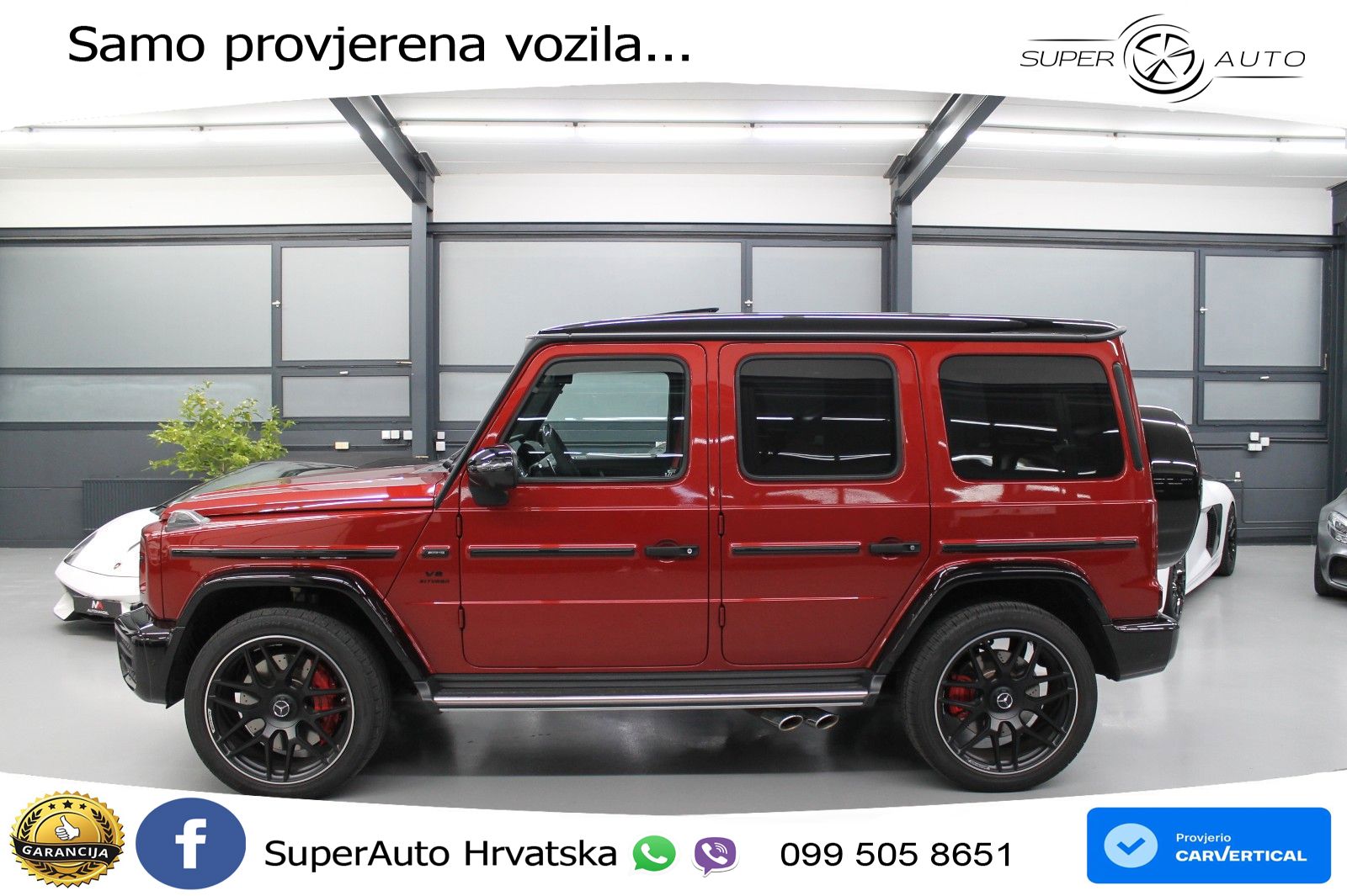 Mercedes AMG G 63 Long V8 (585 KS) 4MATIC 9G-TRONIC AMG SPEEDSHIFT TCT Manufaktur LED+GR SJED+ACC