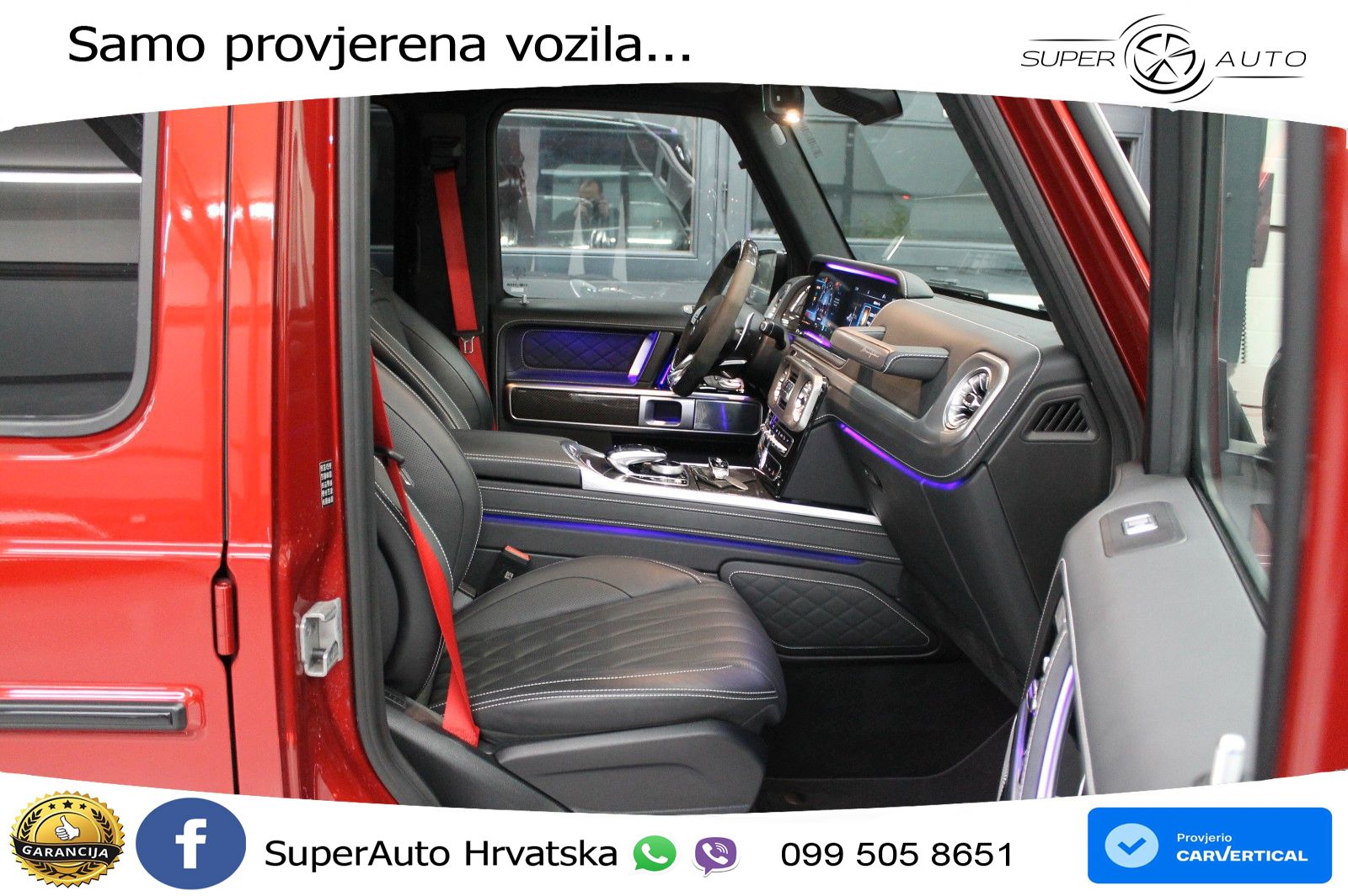 Mercedes AMG G 63 Long V8 (585 KS) 4MATIC 9G-TRONIC AMG SPEEDSHIFT TCT Manufaktur LED+GR SJED+ACC