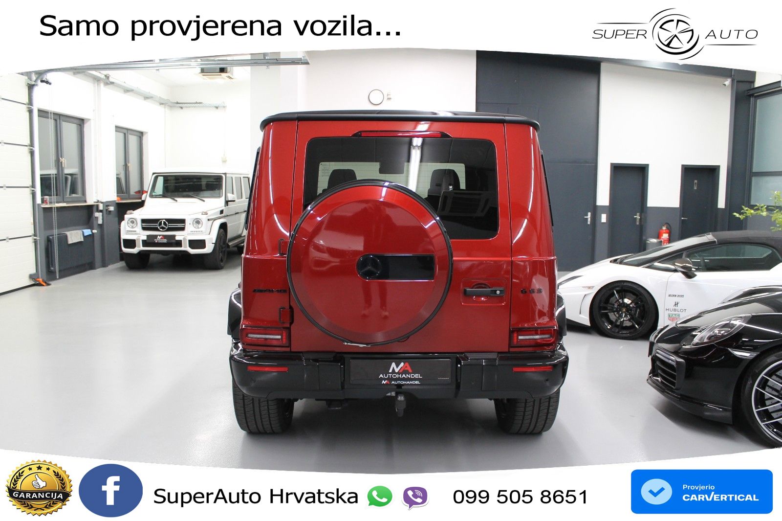Mercedes AMG G 63 Long V8 (585 KS) 4MATIC 9G-TRONIC AMG SPEEDSHIFT TCT Manufaktur LED+GR SJED+ACC