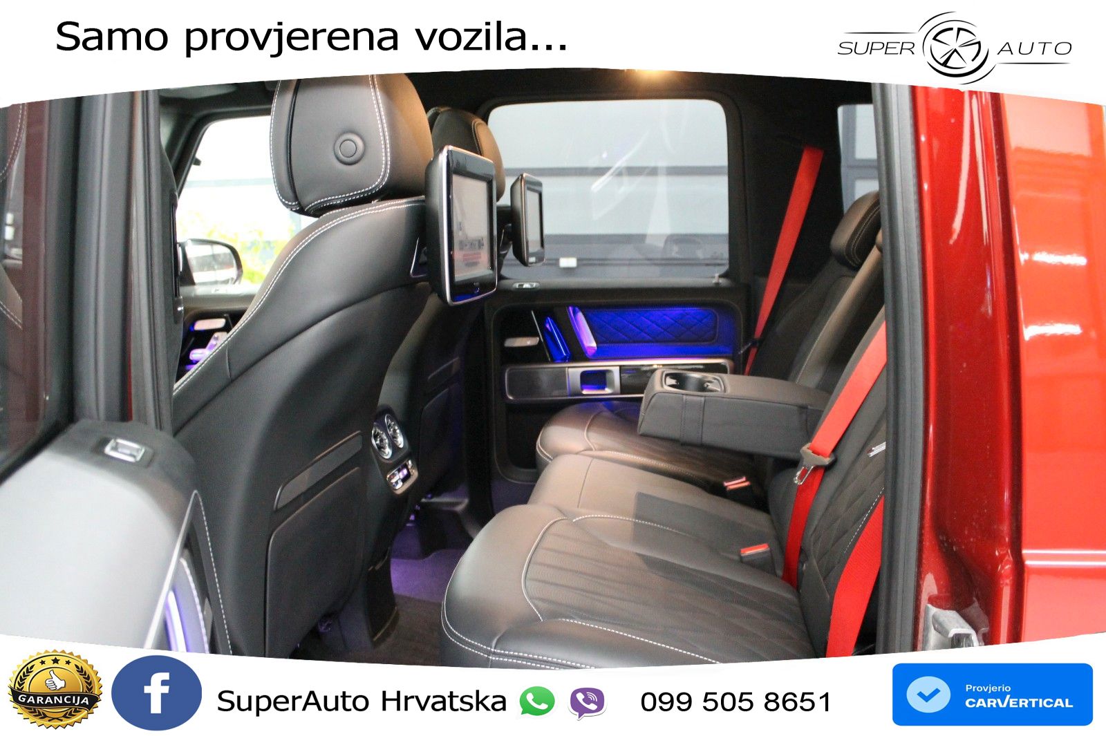Mercedes AMG G 63 Long V8 (585 KS) 4MATIC 9G-TRONIC AMG SPEEDSHIFT TCT Manufaktur LED+GR SJED+ACC