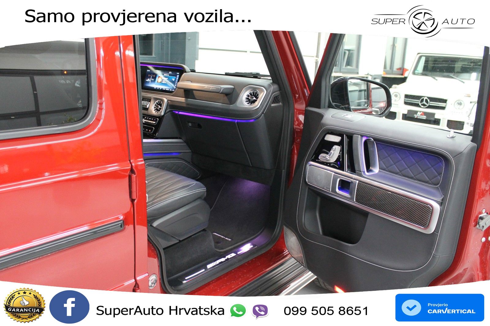 Mercedes AMG G 63 Long V8 (585 KS) 4MATIC 9G-TRONIC AMG SPEEDSHIFT TCT Manufaktur LED+GR SJED+ACC