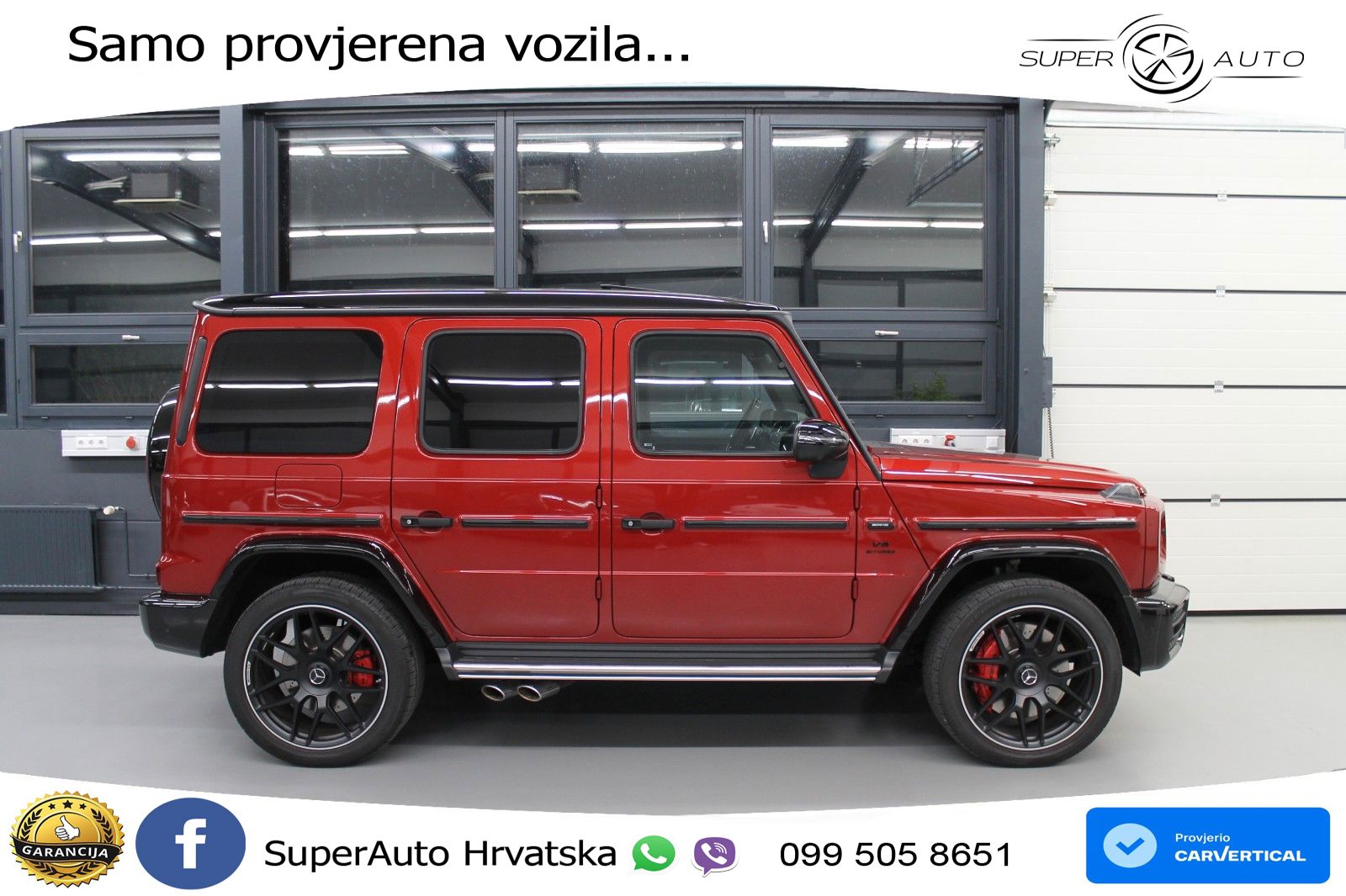 Mercedes AMG G 63 Long V8 (585 KS) 4MATIC 9G-TRONIC AMG SPEEDSHIFT TCT Manufaktur LED+GR SJED+ACC