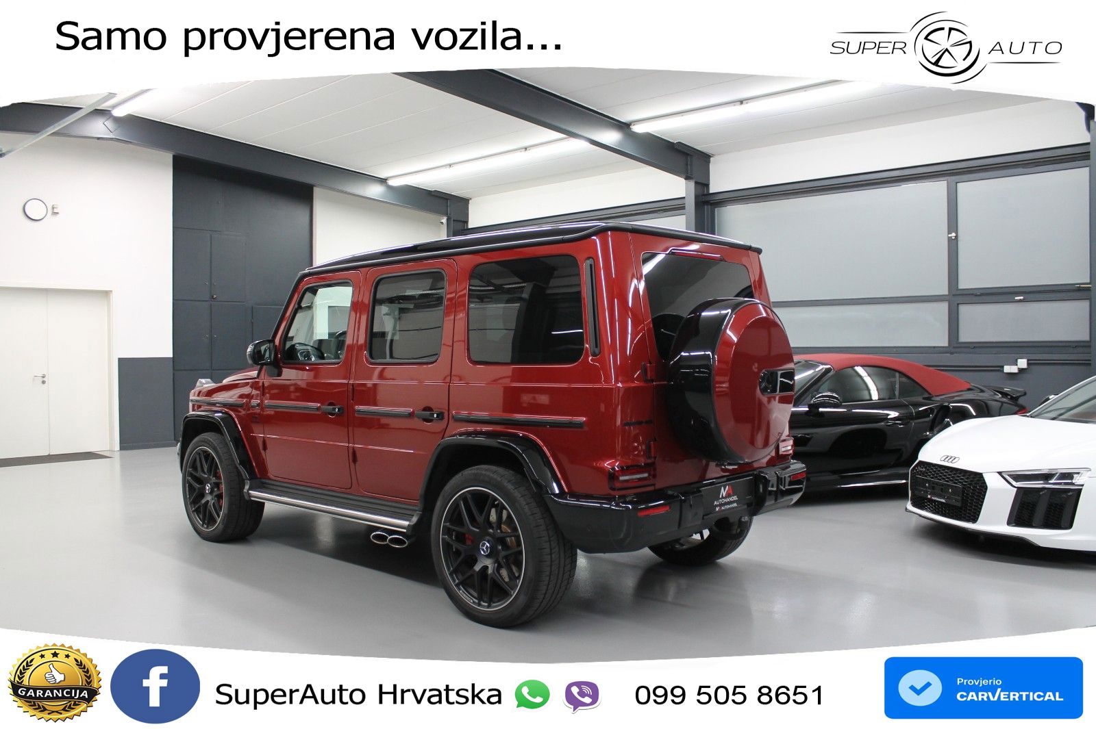 Mercedes AMG G 63 Long V8 (585 KS) 4MATIC 9G-TRONIC AMG SPEEDSHIFT TCT Manufaktur LED+GR SJED+ACC