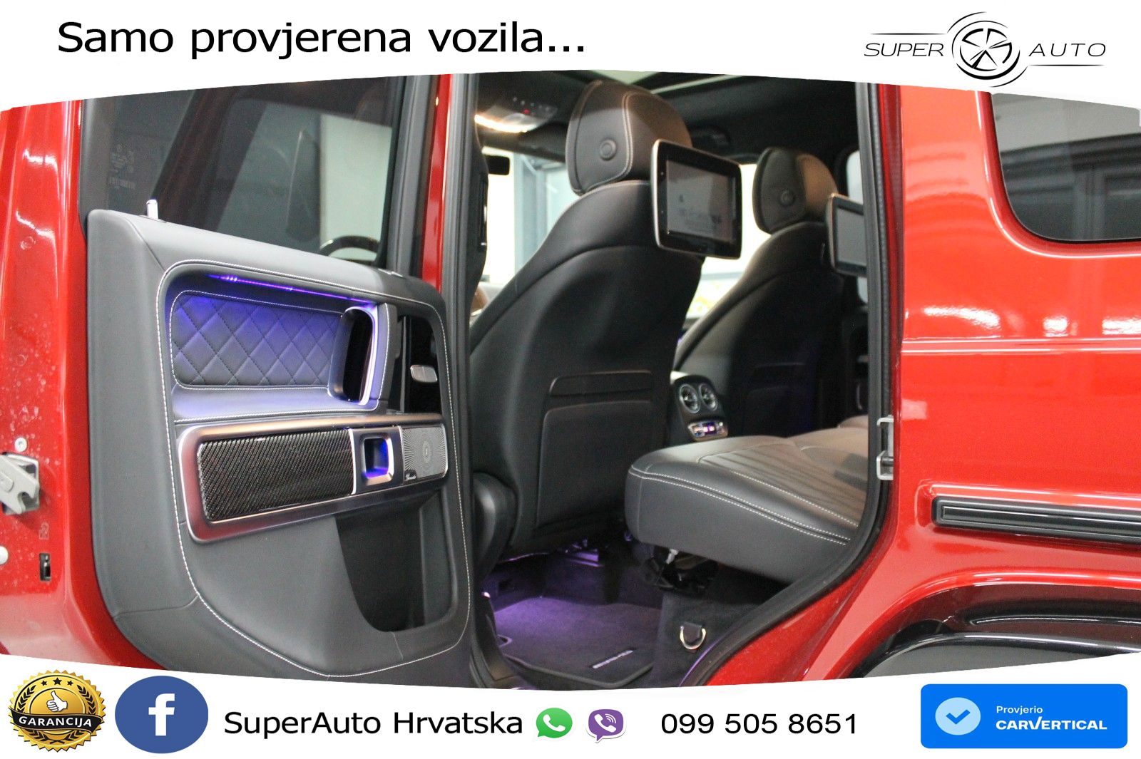 Mercedes AMG G 63 Long V8 (585 KS) 4MATIC 9G-TRONIC AMG SPEEDSHIFT TCT Manufaktur LED+GR SJED+ACC