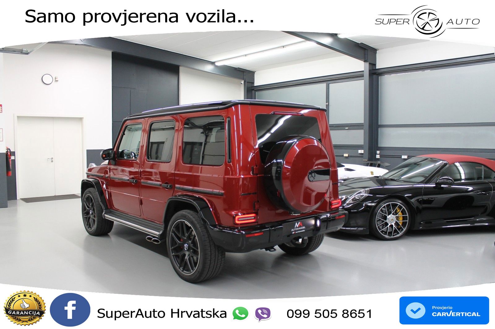 Mercedes AMG G 63 Long V8 (585 KS) 4MATIC 9G-TRONIC AMG SPEEDSHIFT TCT Manufaktur LED+GR SJED+ACC