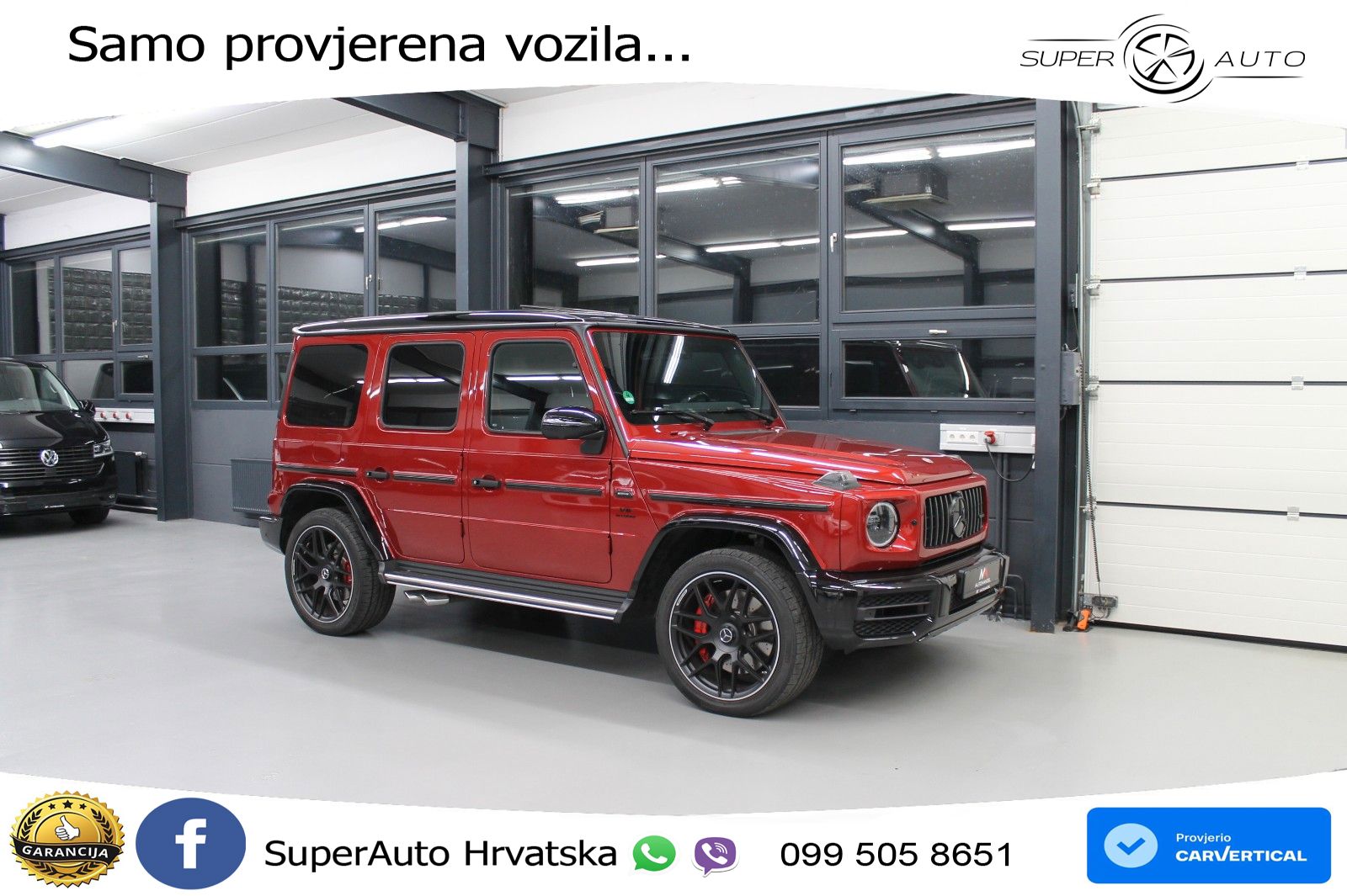 Mercedes AMG G 63 Long V8 (585 KS) 4MATIC 9G-TRONIC AMG SPEEDSHIFT TCT Manufaktur LED+GR SJED+ACC